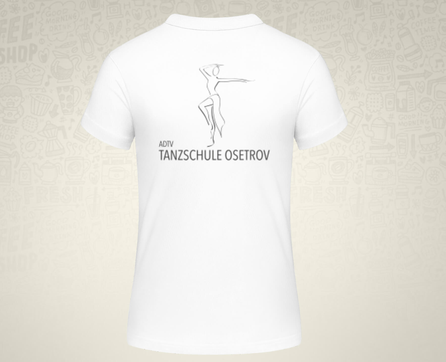 #TanzenMachtGlücklich T-Shirt für Frauen in weiß