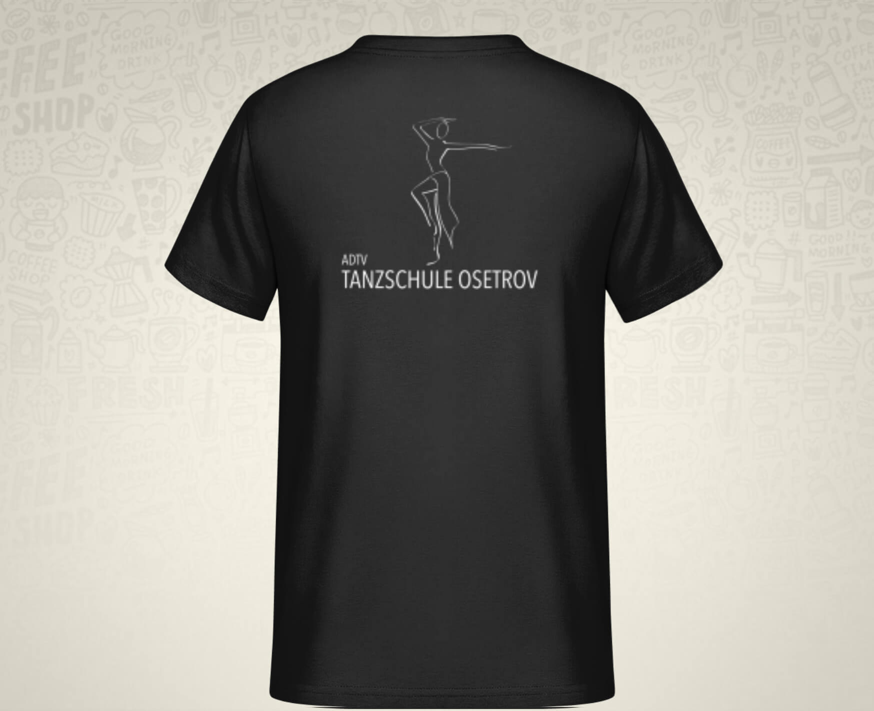 #TanzenMachtGlücklich T-Shirt für Männer in schwarz
